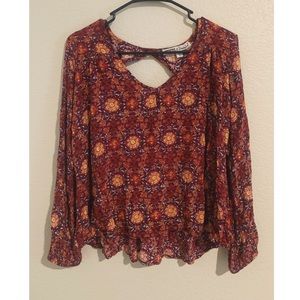 Gypsies and Moondust Floral Blouse